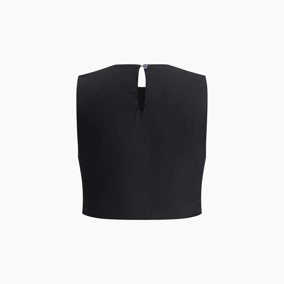 Linen Resort Tank Top Wide Leg Pant Set - Picture 6 of 13